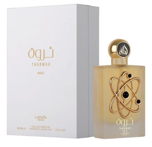 Perfume Lattafa Tharwah Gold Eau de Parfum 100 ml para unisex