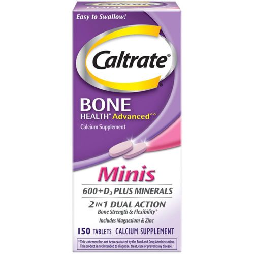 Suplemento Caltrate Minis 600 Plus D3 Calcium 150 comprimidos