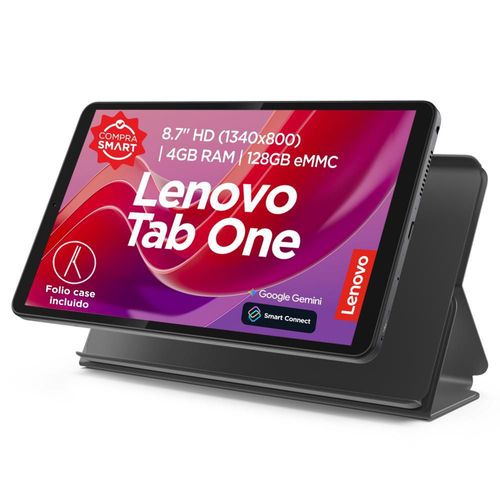 Tablet Lenovo Tab One 8.7" HD 4GB RAM 128GB eMMC+ Folio Case