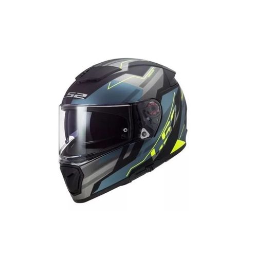 CASCO LS2 BREAKER BETA COBALTO AMARILLO MATE FF390 M