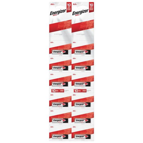 Pila energizer max aa alcalina tira 12 unidades