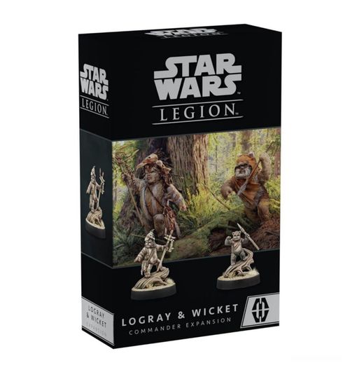 Juego de mesa Asmodee Star Wars Legion Logray y Wicket