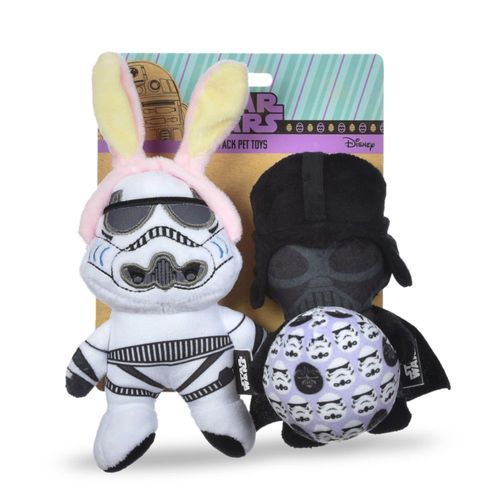 Juguetes para mascotas STAR WARS Stormtrooper y Darth Vader de peluche de 15 cm