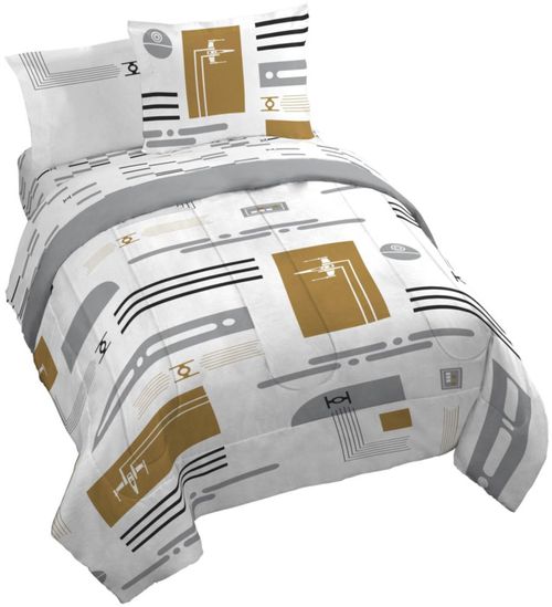 Juego de ropa de cama Jay Franco Star Wars de 7 piezas tamaño king suave