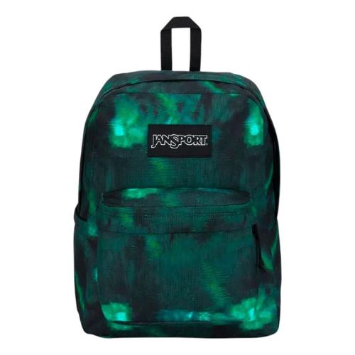 Mochila jansport superbreak plus cosmic backpack casual matrix glitch estampado