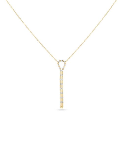 Gargantilla De Oro Amarillo Y Blanco 14K (42+3)