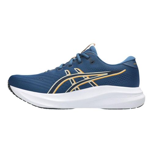 Tenis asics hombre gel excite 11 azul amarillo running