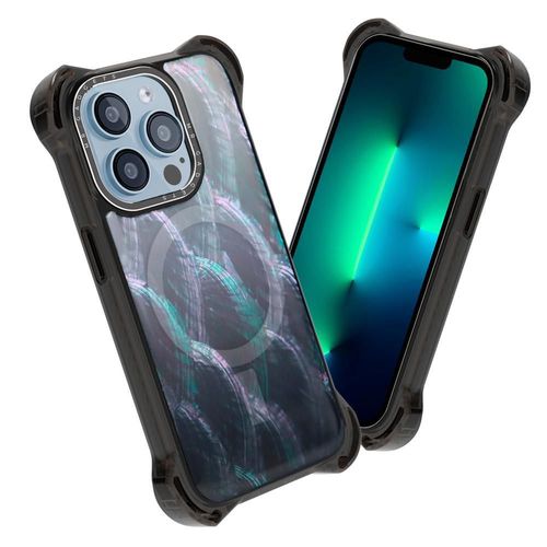 Funda Uso Rudo Ultra Bounce Concha Nacar Para iPhone Magsafe