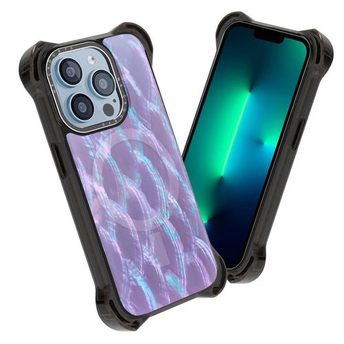 Funda Uso Rudo Ultra Bounce Concha Nacar Para iPhone Magsafe