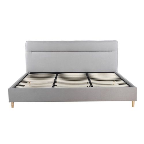 Ilios Innova | Cama King Size Tapizada Moderna con Cabecera Acolchada, Base Resistente y Diseño Contemporáneo para Recámara
