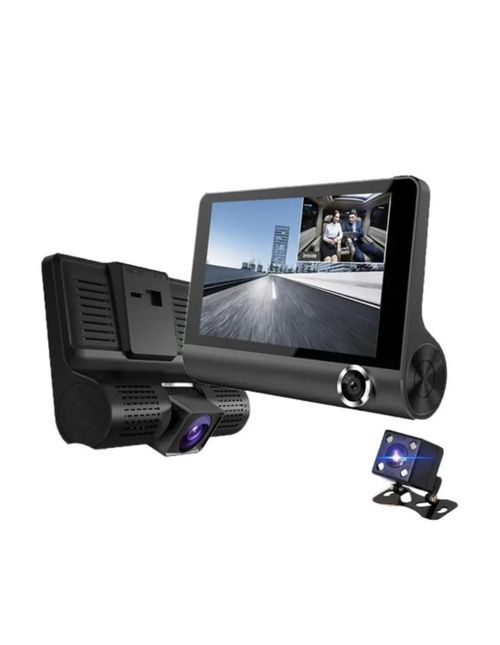 Camara De Seguridad Para Auto 4.0 Pulgadas Dvr 3 Vias 50410