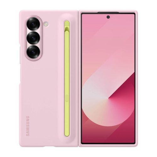 Funda para teléfono SAMSUNG Galaxy Z Fold 6 S Pen con soporte rosa