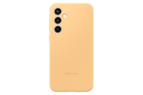 Funda para teléfono Samsung Galaxy S23 FE de silicona naranja