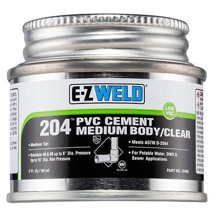 Cemento PVC C80, mod. 204 azul, E-Z WELD 240ml