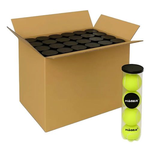 Pelotas de Pádel Hager Presurizadas VANLIG: Pack de 96 Unidades con Rebote Profesional y Máximo Rendimiento