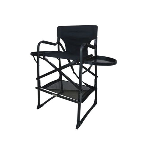 Silla de Maquillaje Profesional Plegable Tipo Director VANLIG | Diseño Premium para Estudio de Belleza