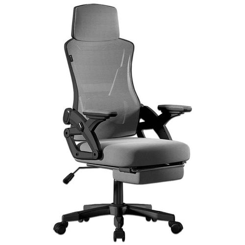 Silla Gamer Balam Rush Power Rush Mesh, Reposabrazos, Pistón de Gas Clase 2, Inclinación de hasta 145 Grados, Soporta hasta 100Kg, Color Gris.