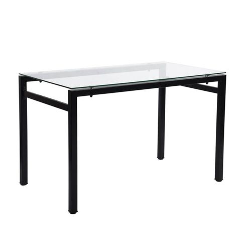 Mesa de Comedor 4 a 6 Personas Tablero de Vidrio Templado
