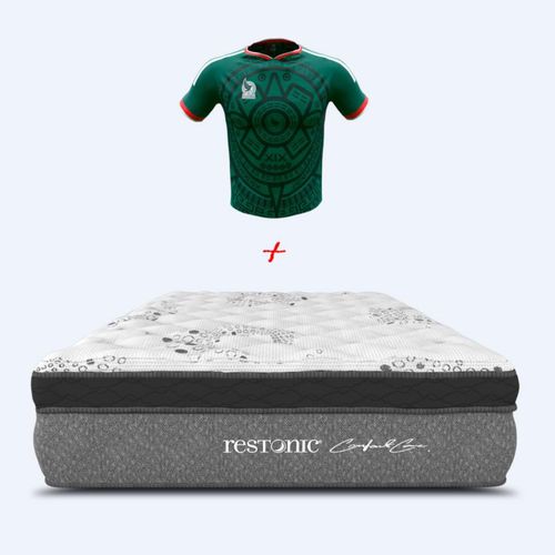 Colchon Restonic Individual Euro Confort Colchoneta Foam Premium