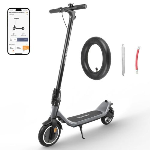Scooter Electrico Plegable Honey Whale M1 Gris velocidad máx de 25 km, 15km de autonomía