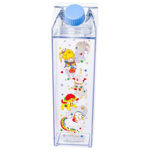 Botella de plástico tipo cartón de leche Silver Buffalo Rainbow Brite