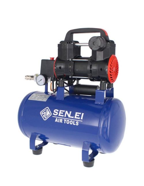 Compresor Libre De Aceite 850w Olf551 Senlei + Accesorios