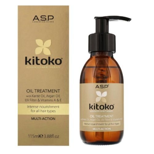 Tratamiento de aceite Affinage Kitoko 115 ml con bomba dispensadora fácil