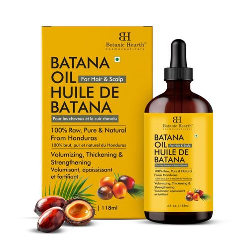 Aceite Botanic Hearth de batana cruda para el crecimiento del cabello 120 ml