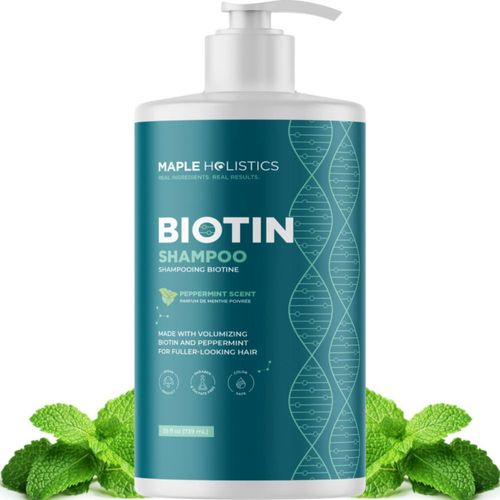 Shampoo Maple Holistics Biotina y Menta 739 ml
