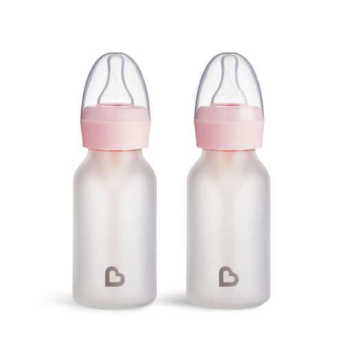 Biberones Munchkin Bond de vidrio recubierto de silicona 120 ml 2 unidades