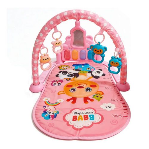 Gimnasio Para Bebés Musical Color Rosa