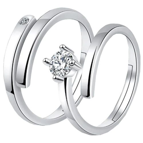 Argollas Hermosos de Parejas MXUXO-005 LuxeLoom Bonitas Sortijas