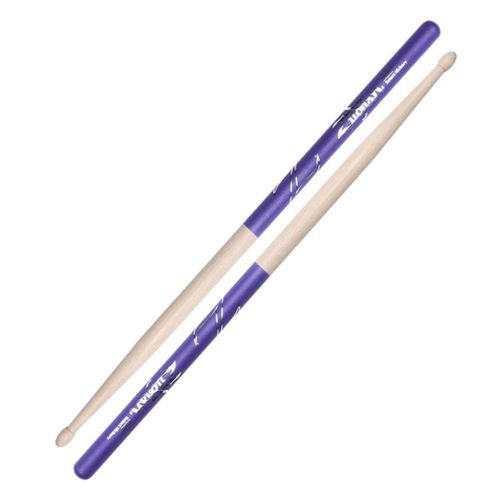 Baquetas Purple Dip 5B ZILDJIAN Z5BDP de nogal americano