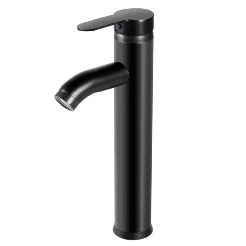 Llave Monomando Para Fregadero Color Negro