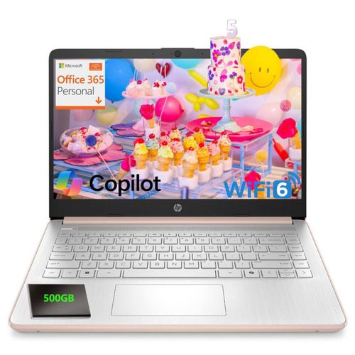 Laptop HP Pavilion 14" Intel N150 4GB 128GB+500GB Wi‑Fi 6