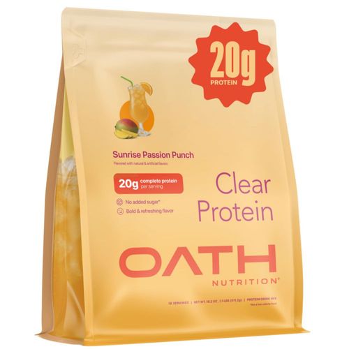 Proteína en polvo Oath Nutrition Clear Whey Isolate 18 porciones