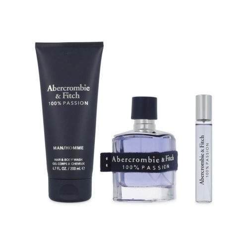 Set Abercrombie And Fitch 100% Man Passion 3Pzs