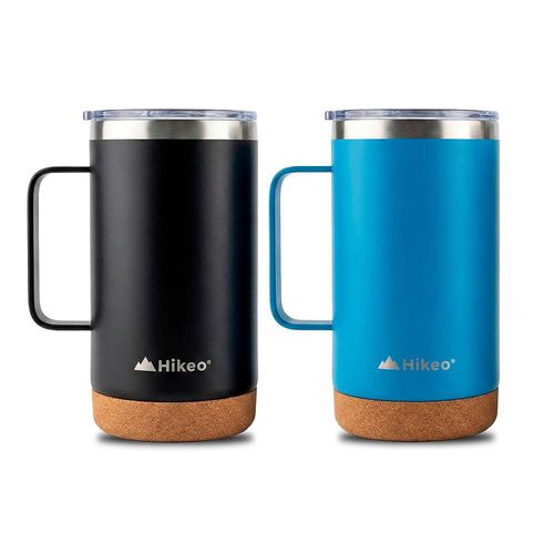 Termos para Café de Acero Inoxidable con Tapa Antiderrames 2 Piezas