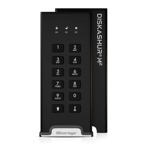 SSD portátil iStorage diskAshur M2 de 1 TB cifrado USB 3.2