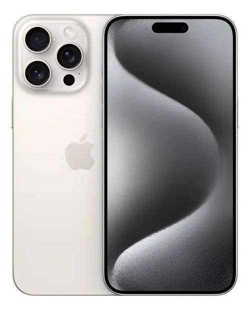 iPhone 15 Pro Max 256GB – Titanio Blanco