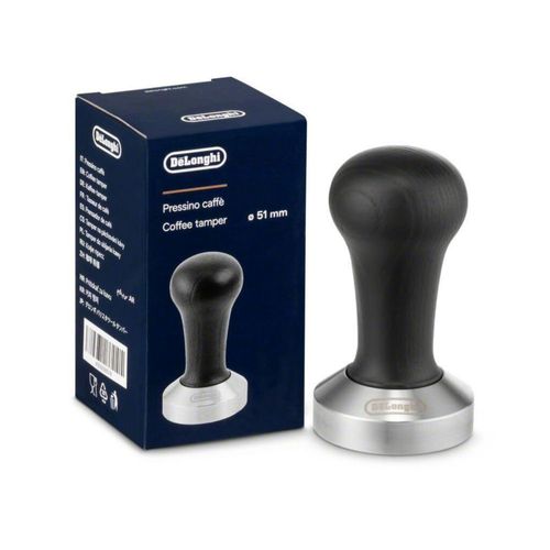 Prensador de espresso De'Longhi DLSC080 de 51 mm negro y madera