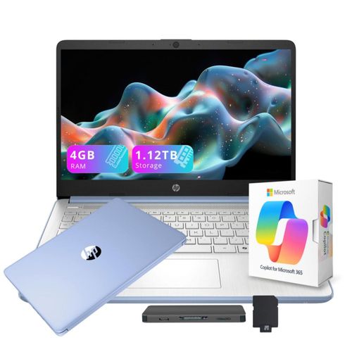 Laptop HP Stream 14" HD Intel N150 4GB RAM 1.12 TB