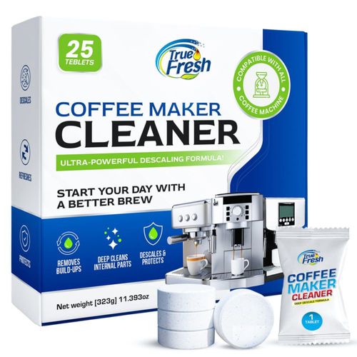 Limpiador para cafetera True Fresh 25 tabletas descalcificadoras