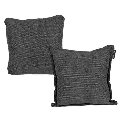 Set de 2 Cojines Decorativos Dicasa 1 Kappa + 1 Zita Gris CDZ