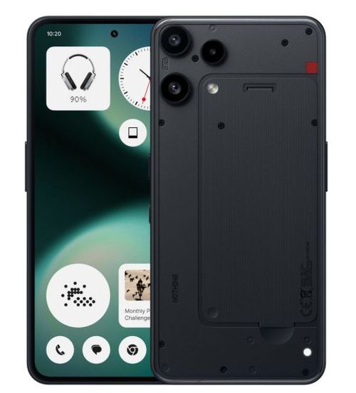 Celular Nothing Phone 3a Lite 8 GB RAM 256 GB Negro Dual SIM Desbloqueado