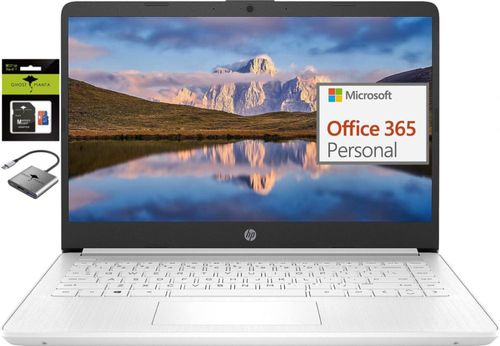 Laptop HP 14" Intel Quad-Core 4GB RAM 128GB de almacenamiento