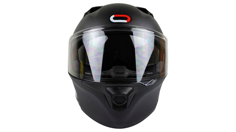 Casco Abatible Para Moto Roda Rush Svs Negro Mate