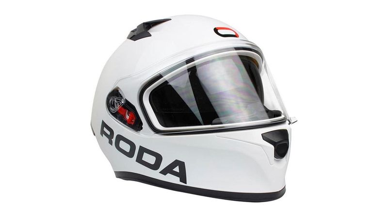 Casco de best sale moto roda