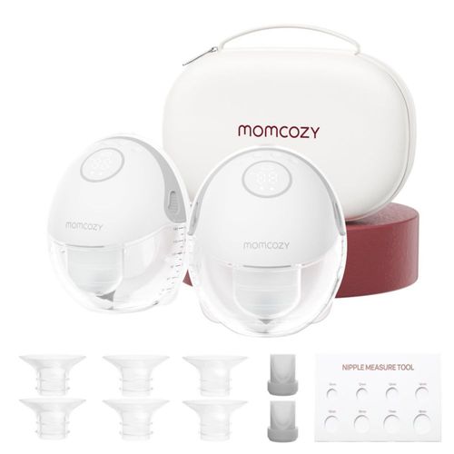 Extractor de leche Momcozy M6 manos libres doble de silicona 24 mm