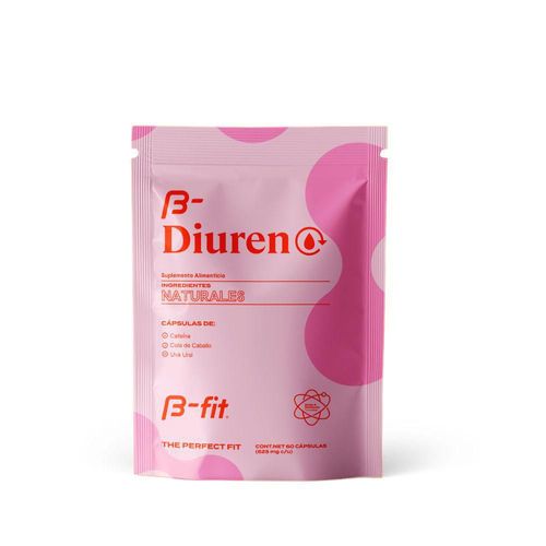 B-fit | Diurético 100% Natural - 60 Cápsulas | Extractos 100% Naturales - Café Verde - Cola De Caballo Y Uva Ursi | Sin Gluten